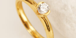 Fairtrade Gold Tulip Solitaire Engagement Ring