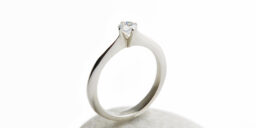 Stunning Ethical Solitaire Cut Diamond Engagement Ring