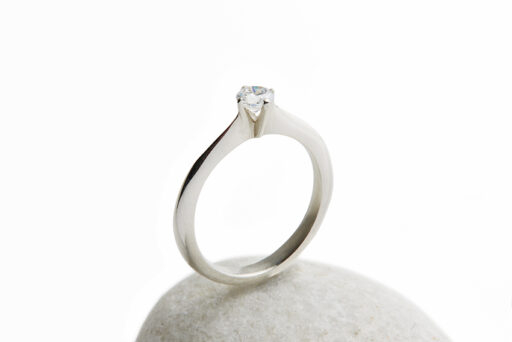 Stunning Ethical Solitaire Cut Diamond Engagement Ring
