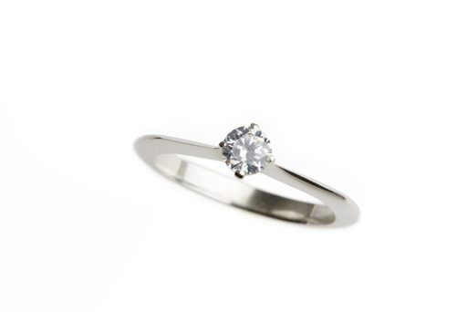 Stunning Ethical Solitaire Cut Diamond Engagement Ring - Image 2