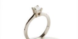Dramatic Ethical Princess Cut Diamond Engagement Ring