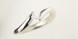 Fairtrade Gold Princess cut Diamond Engagement Ring