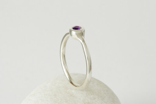 Modern Look Solitaire Engagement Ring - Image 2