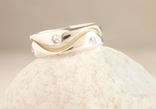 Fairtrade Gold Riding the Wave Ring