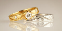 8 Stone Diamond Wave Ring
