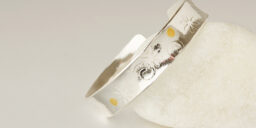 Daisy and Swirl Cuff