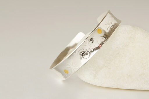 Daisy and Swirl Cuff