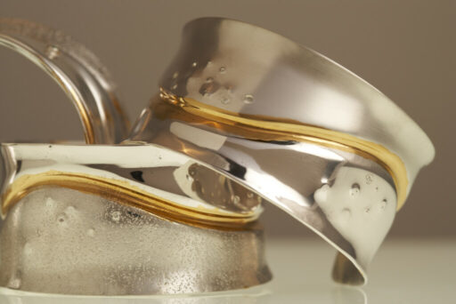 Twin Gold Wave Cuff - Image 3