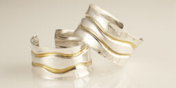 Twin Gold Wave Cuff