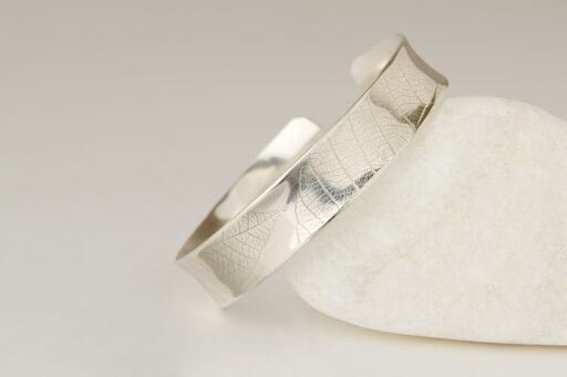 Silver Leaf Cuff