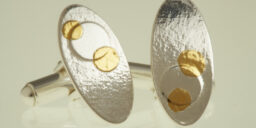 Oval Sun & Moon Cufflinks