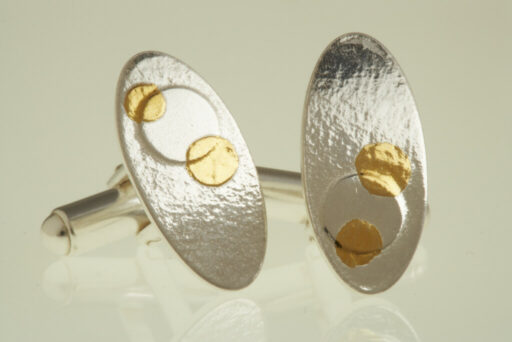 Oval Sun & Moon Cufflinks