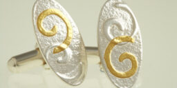 Oval Swirl Cufflinks