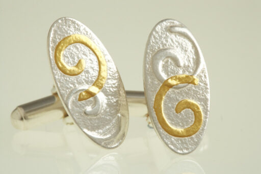 Oval Swirl Cufflinks