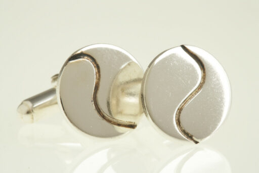 Round Wave Cufflinks