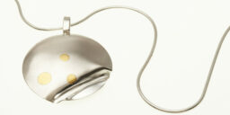 Silver Gold Dot Pendant
