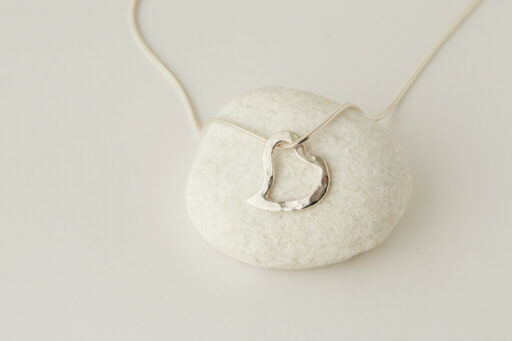 Hammered Heart pendant