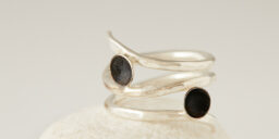 Silver Swirls Holding Oxidised cups