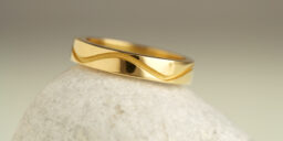 Wave Fairtrade Gold Ethical Ring