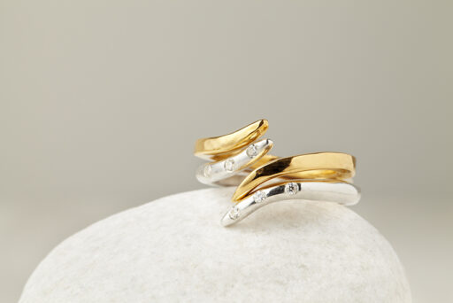 Sea Swirl Ring Set