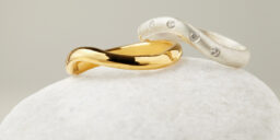 Ethical Wishbone Engagement & Wedding Ring Set