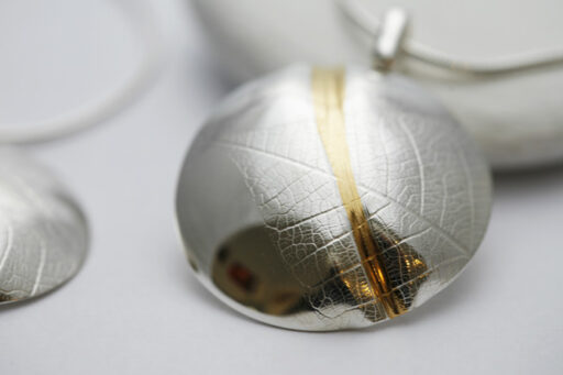 Domed Leaf Pendant - Image 2