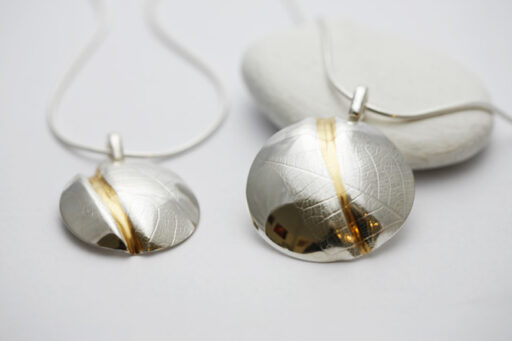 Domed Leaf Pendant