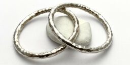 Chunky Hammered Tube Bangle